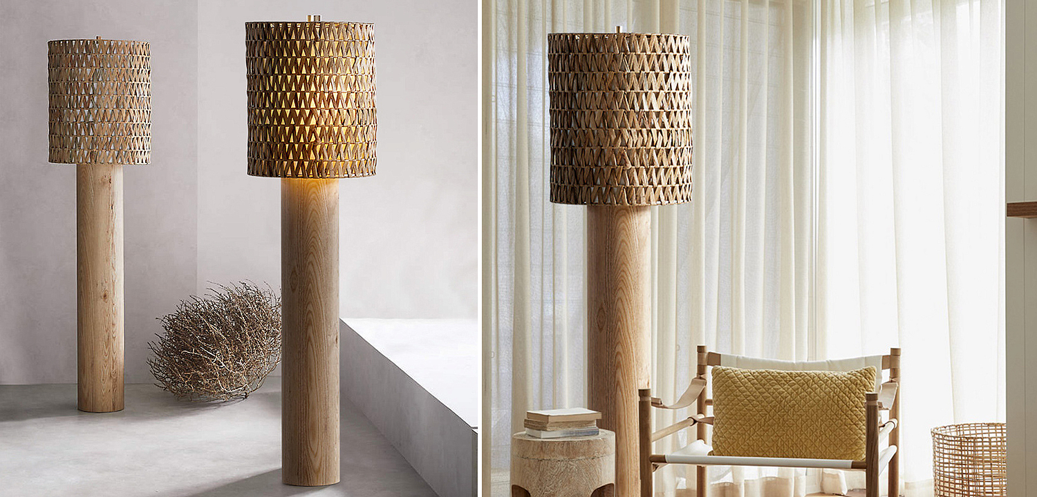 Торшер Wicker Furniture Tenny Floor Lamp Торшер Wicker Furniture Tenny Floor Lamp - Loft-Concept в Брянске