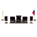 Настольный письменный набор из нефрита на ножках Executive Recruitment варинант исполнения - 5 | Loft Concept в Брянске