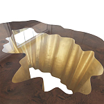 Кофейный стол Burl Exotic tree Coffee Table Black варинант исполнения - 3 | Loft Concept в Брянске