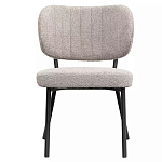 Стул мягкий с серо-бежевой буклированной обивкой Inspiration from Provence варинант исполнения - 1 | Loft Concept в Брянске