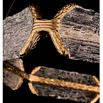 Люстра кольцевая с текстурным природным рисунком IceFlame варинант исполнения - 2 | Loft Concept в Брянске