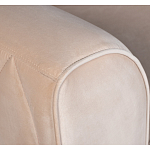 Кресло велюровое бежевое Cubic Silhouette варинант исполнения - 3 | Loft Concept в Брянске