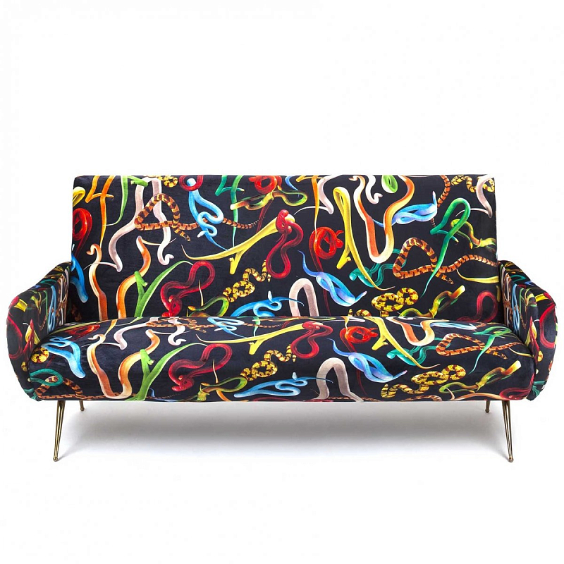 Диван Sofa Three Seater Snakes Мульти в Брянске | Loft Concept 