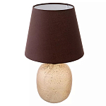 Настольная лампа с тканевым абажуром на овальном основании Lampshade on Oval Base варинант исполнения - 1 | Loft Concept в Брянске