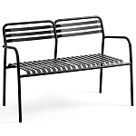 Скамья из алюминия Mack Metal Bench Black варинант исполнения - 1 | Loft Concept в Брянске