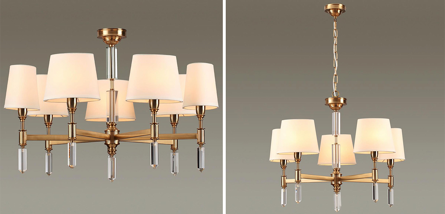 Люстра Ramona White Chandelier Люстра Ramona White Chandelier - Loft-Concept в Брянске