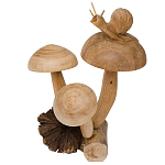 Статуэтка из дерева улитка Animals of the World варинант исполнения - 2 | Loft Concept в Брянске