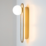 Бра перламутровый с плафоном Lunaris 33 см варинант исполнения - 5 | Loft Concept в Брянске