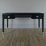 Письменный стол Elsa Dreams Black Шпон дерево с двумя ящиками варинант исполнения - 1 | Loft Concept в Брянске