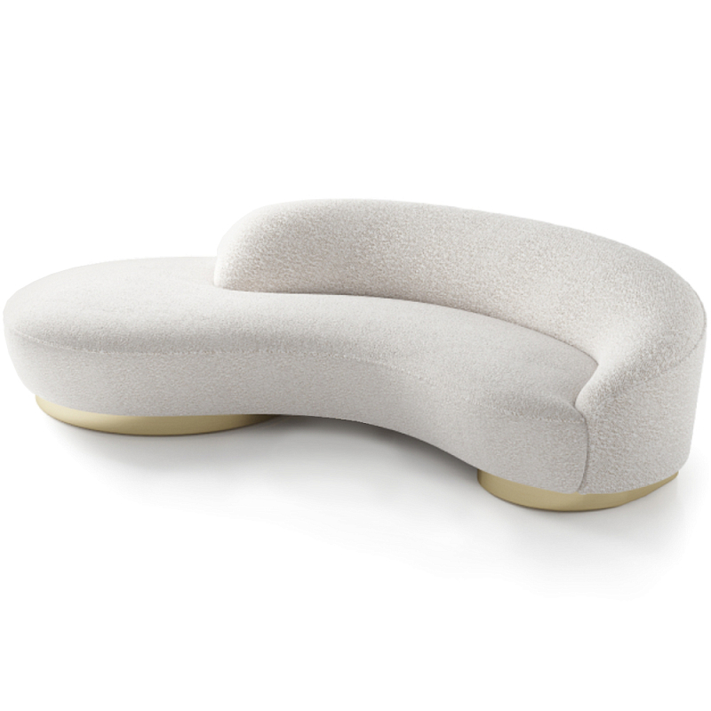 Диван Bjorn Sofa Молочный Латунь Диван Bjorn Sofa Молочный Латунь в Брянске | Loft Concept
