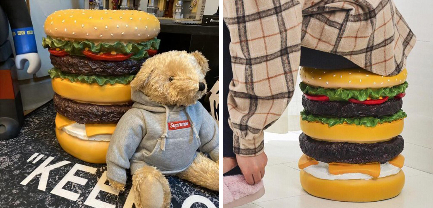 Приставной табурет Гамбургер Hamburger Stool Приставной табурет Гамбургер Hamburger Stool - Loft-Concept в Брянске