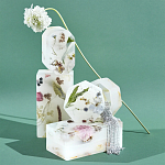 Шкатулка из эпоксидной смолы с цветами белая Epoxy Resin Flowers Box White варинант исполнения - 4 | Loft Concept в Брянске