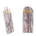 Сувенир Погон МВД из натурального камня мрамор Souvenir Epaulets варинант исполнения - 3 | Loft Concept в Брянске