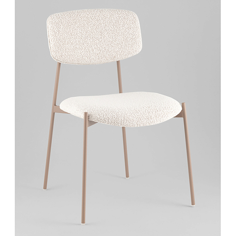 Стул Doe без подлокотников молочный Молочный Бежевый Древесина в Брянске | Loft Concept 