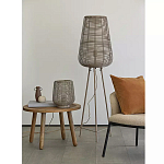 Торшер с плетеным металлическим плафоном Wicker Iron Lamp варинант исполнения - 2 | Loft Concept в Брянске