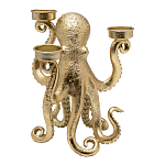 Подсвечник золотой Осьминог Gold Octopus Candlestick  варинант исполнения - 1 | Loft Concept в Брянске