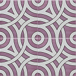 Дизайнерская плитка с узором Петли варинант исполнения - 3 | Loft Concept в Брянске