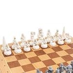 Шахматы Северные народы в ларце из натурального бука Decorative Thematic Chess варинант исполнения - 3 | Loft Concept в Брянске