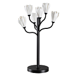 Настольная лампа с ветвями и белыми фарфоровыми цветами Floralis варинант исполнения - 1 | Loft Concept в Брянске