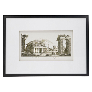 Картина с изображением архитектурных строений Roman paintings