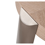 Столик журнальный круглый со светлым шпоном Light Veneer Table варинант исполнения - 3 | Loft Concept в Брянске