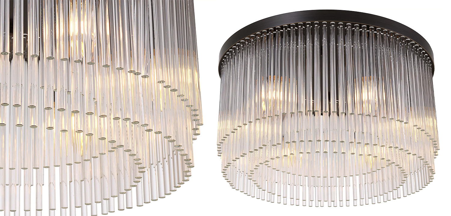 Потолочный светильник Eichholtz Ceiling Lamp Hector Bronze Потолочный светильник Eichholtz Ceiling Lamp Hector Bronze - Loft-Concept в Брянске