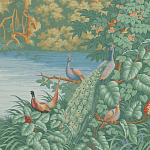 Обои ручная роспись Le Brésil Paille варинант исполнения - 1 | Loft Concept в Брянске