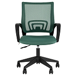 Офисное кресло с основанием из черного пластика Desk chairs Green варинант исполнения - 2 | Loft Concept в Брянске