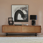 ТВ-тумба из массива тика Busto TV Stand варинант исполнения - 7 | Loft Concept в Брянске