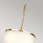 Бра вертикальное с белым полукруглым плафоном и длинным стержнем S Kichler варинант исполнения - 9 | Loft Concept в Брянске