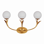 Бра с золотым каркасом в виде стебля с листьями Inspired by Nature варинант исполнения - 3 | Loft Concept в Брянске