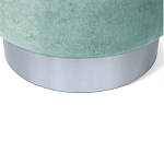 Пуф мятный велюр на металлическом основании Golden Belt варинант исполнения - 4 | Loft Concept в Брянске