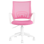 Офисное кресло с основанием из белого пластика Desk chairs Pink варинант исполнения - 2 | Loft Concept в Брянске