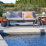 Садовый диван на каркасе из алюминия Petro варинант исполнения - 8 | Loft Concept в Брянске