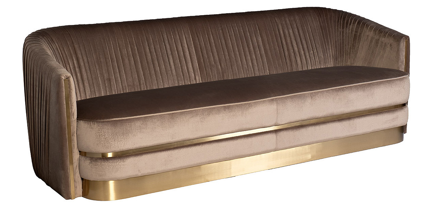 Диван трехместный велюр Bolger sofa three-seater velvet Диван трехместный велюр Bolger sofa three-seater velvet - Loft-Concept в Брянске