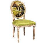 Стул из натурального бука с цветочным принтом Impressionism in Color варинант исполнения - 2 | Loft Concept в Брянске