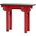 Деревянная консоль в китайском стиле красная Tang Console Table варинант исполнения - 2 | Loft Concept в Брянске