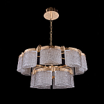 Люстра двухъярусная с текстурными овальными абажурами Splendor Palace Style варинант исполнения - 3 | Loft Concept в Брянске