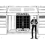 Megan Hess. Coco Chanel: The Illustrated World of a Fashion Icon варинант исполнения - 4 | Loft Concept в Брянске