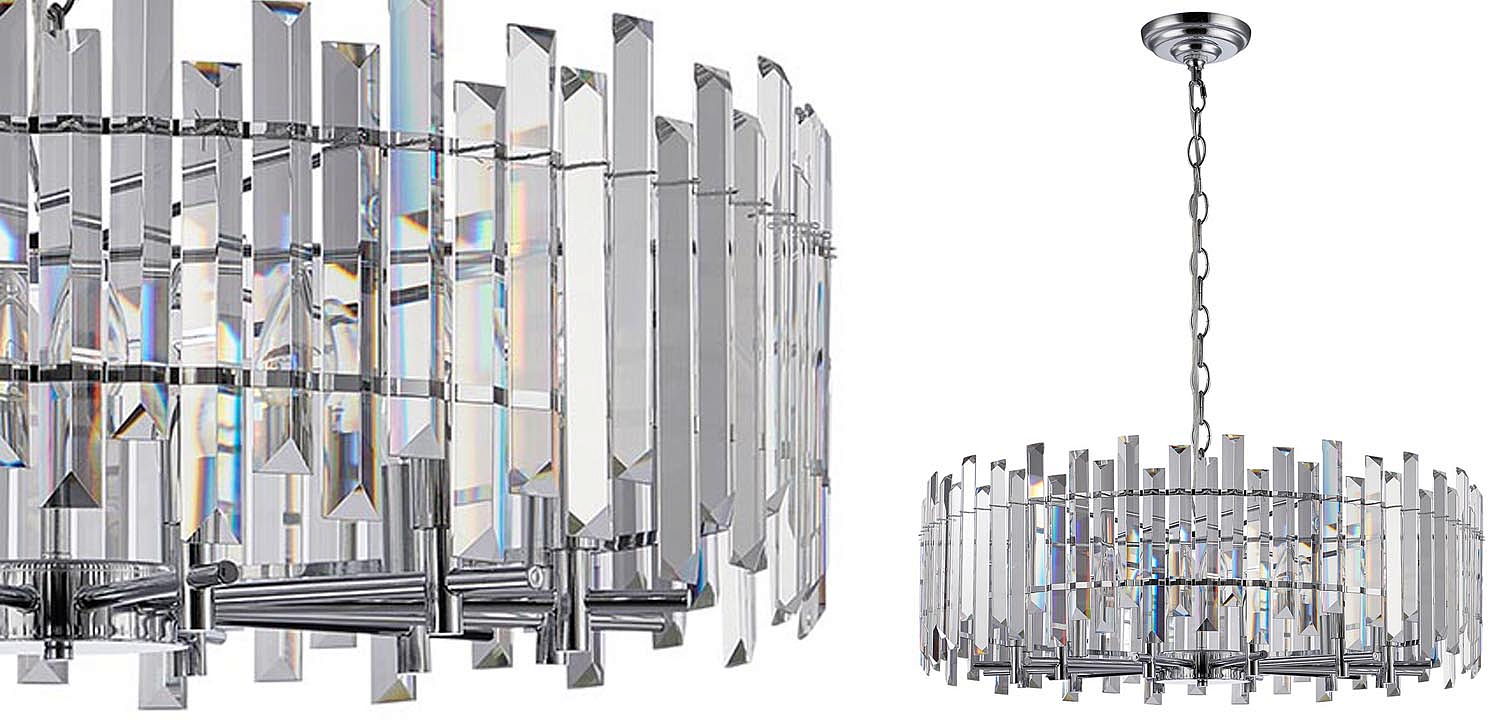 Люстра Langley Chandelier chrome 80 Люстра Langley Chandelier chrome 80 - Loft-Concept в Брянске
