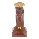 Подсвечник фигурный из натурального камня лемезит Stone Candlestick варинант исполнения - 2 | Loft Concept в Брянске