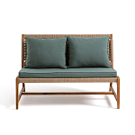 Садовый 2-х местный диван с каркасом из акации Green варинант исполнения - 6 | Loft Concept в Брянске