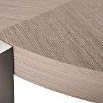 Столик журнальный с низкой круглой столешницей Wood Grain варинант исполнения - 1 | Loft Concept в Брянске