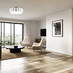 Потолочный светильник с гофрированным абажуром цвета графит Millennium варинант исполнения - 3 | Loft Concept в Брянске