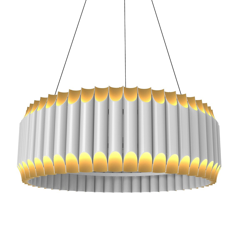 Люстра GALLIANO ROUND SUSPENSION LIGHT by DELIGHTFULL White Белый Золотой Люстра GALLIANO ROUND SUSPENSION LIGHT by DELIGHTFULL White Белый Золотой в Брянске | Loft Concept