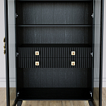 Дизайнерский шкаф витрина Elsa Dreams Black с 4-мя ящиками варинант исполнения - 6 | Loft Concept в Брянске