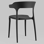 Черный стул из прочного PP-пластика JORIS варинант исполнения - 4 | Loft Concept в Брянске