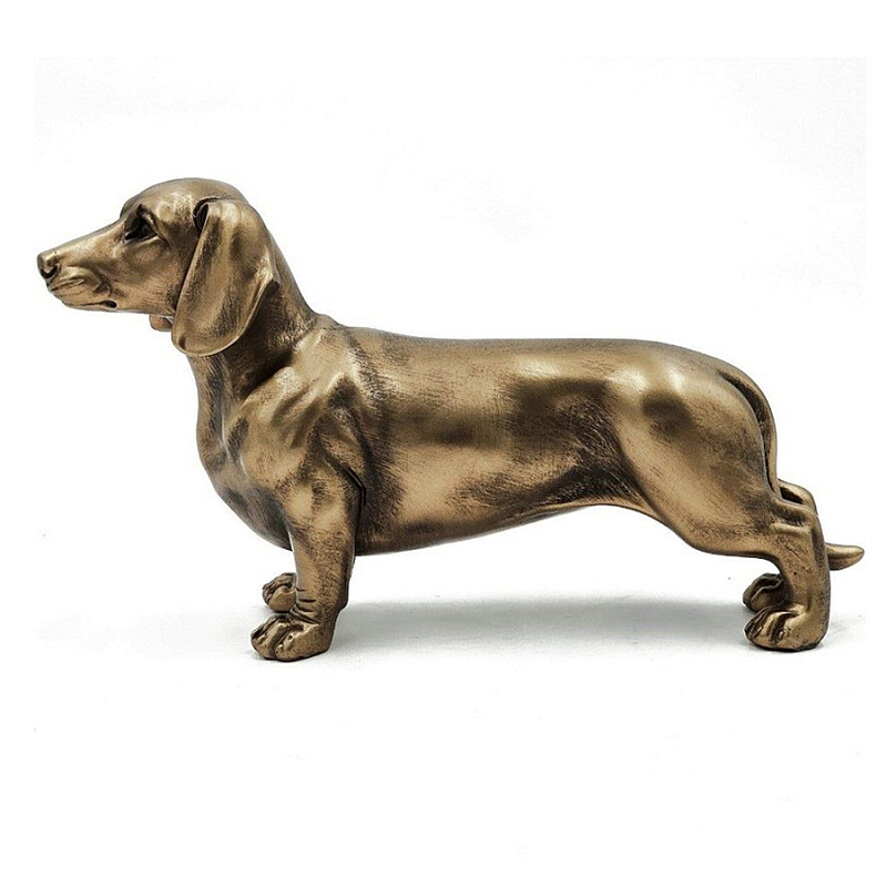 Статуэтка такса с реалистичными деталями и гладкой поверхностью Dachshund Style Бронза Статуэтка такса с реалистичными деталями и гладкой поверхностью Dachshund Style Бронза в Брянске | Loft Concept