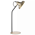 Настольная лампа с плафоном в форме купола в сочетании черного и золотистого цвета Minimalist Execution варинант исполнения - 2 | Loft Concept в Брянске
