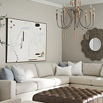 Люстра с состаренными резными элементами Big Graceful Profile варинант исполнения - 5 | Loft Concept в Брянске